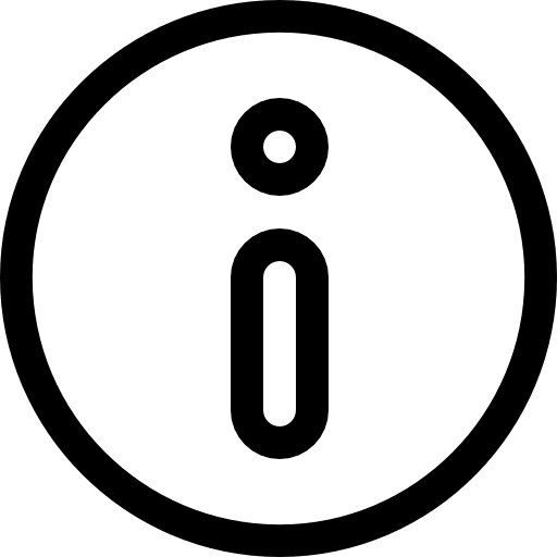 Information ui circle disclaimer icon