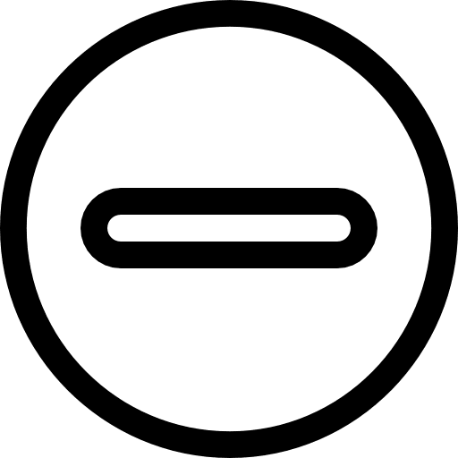 Minus mathematics minus maths icon