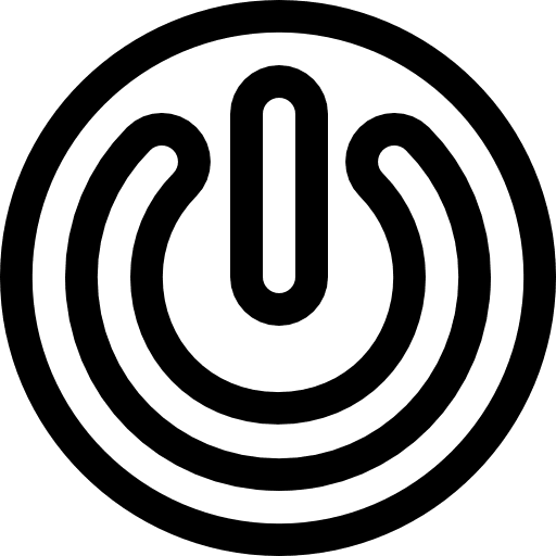 Power button multimedia miscellaneous multimedia option icon