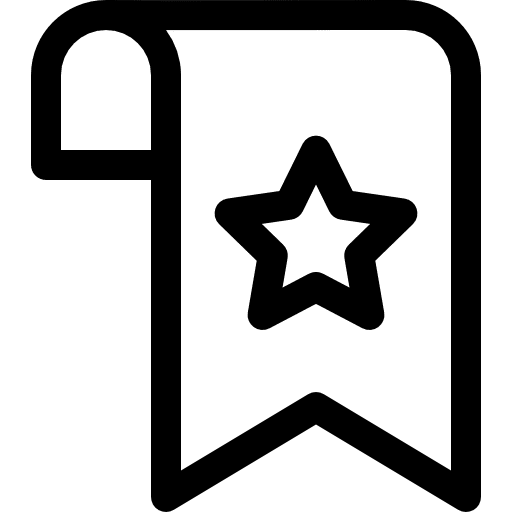 Bookmark shapes badge miscellaneous icon