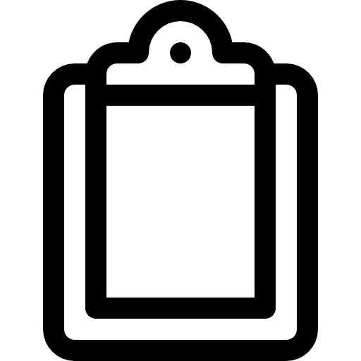 Clipboard list checking tasks icon