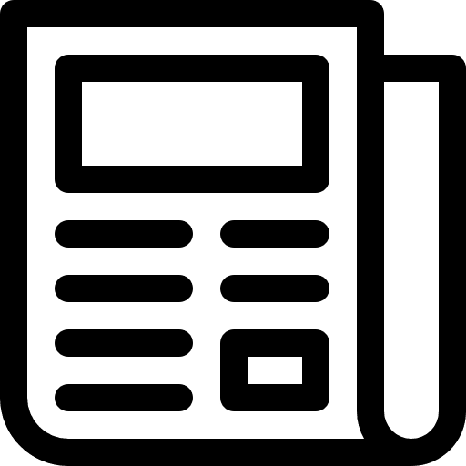 Newspaper newspaper news news report icon