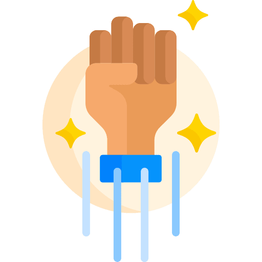 Courage fist power courage icon Courage fist power courage icon