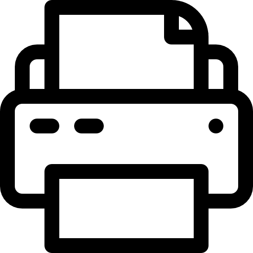 Printer printer electronics ink icon