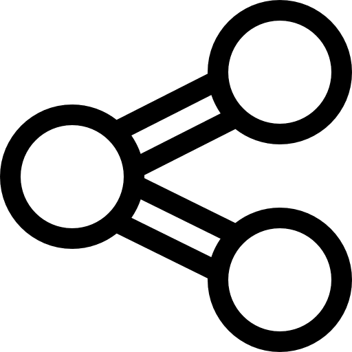 Share interface social network share icon