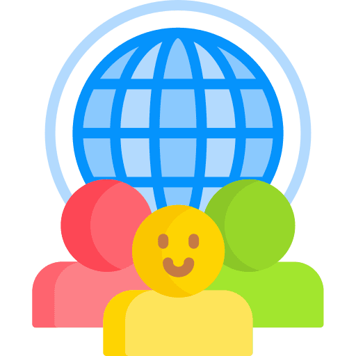 User team members networking icon User team members networking icon