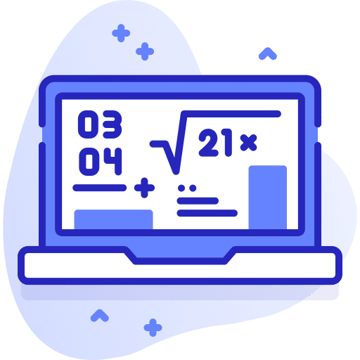 Math numbers education number icon Math numbers education number icon