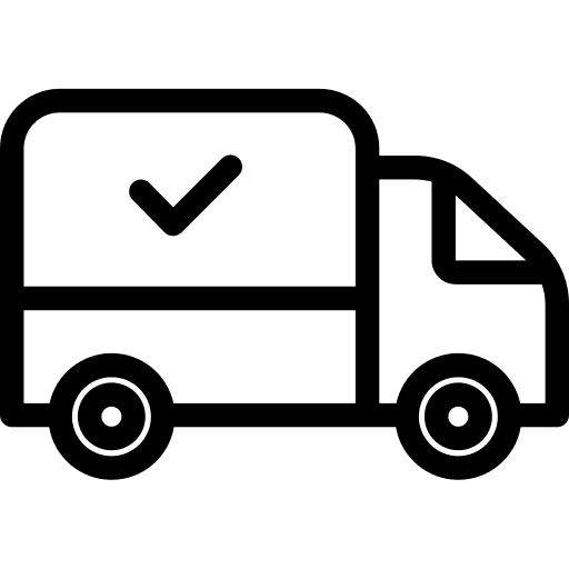 Delivery truck transport deliver vehicle icon