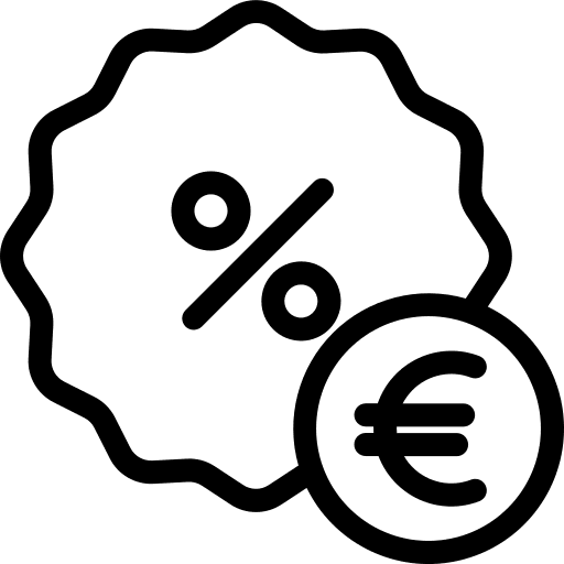 Discount sale sticker commerce and shopping icon