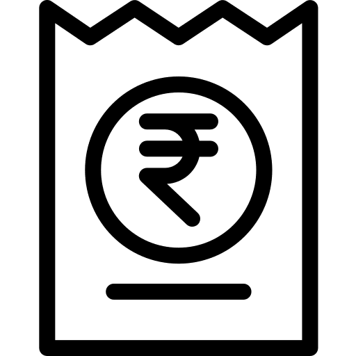 Invoice business ticket receipt icon