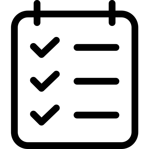 List tick accountability compliance icon