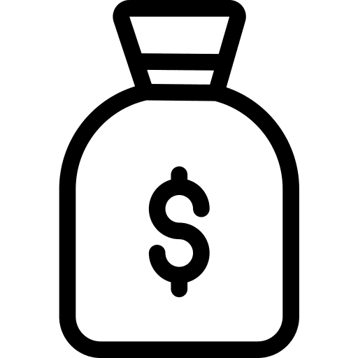 Money bag money dollar symbol money bag icon