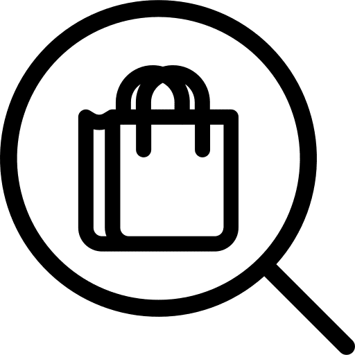 Search deals offers online shop icon