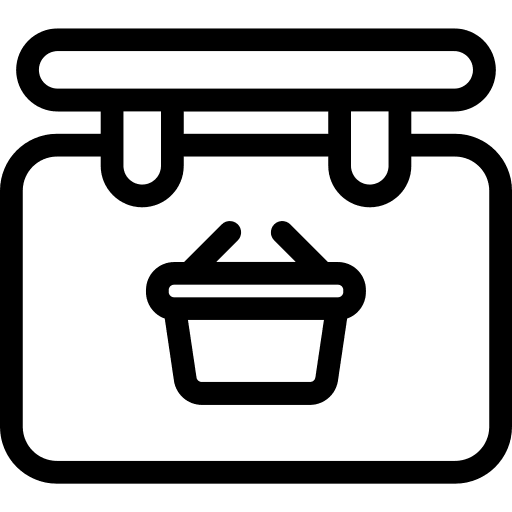 Sign sign signal shop icon