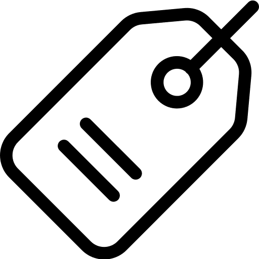 Tag price tag price shop icon