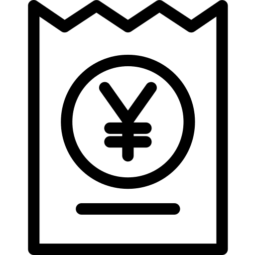 Invoice commerce invoice receipt icon