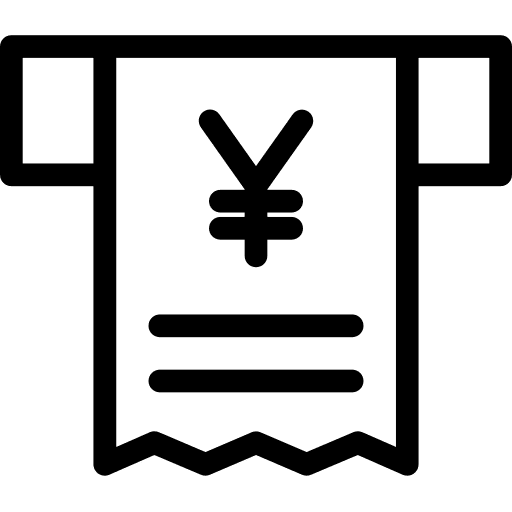 Invoice commerce payment commerce and shopping icon