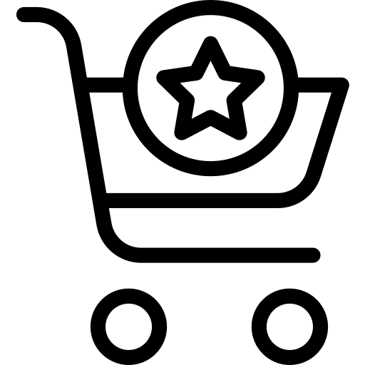 Shopping cart commerce online store commerce and shopping icon