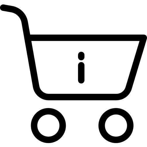 Shopping cart online shop commerce and shopping shopping cart icon