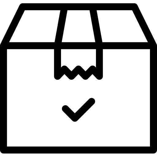 Package shipping and delivery delivery business icon