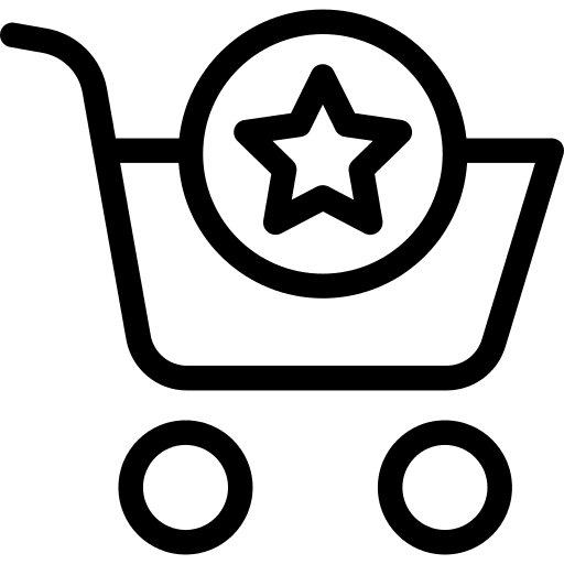 Shopping cart online store commerce shopping cart icon