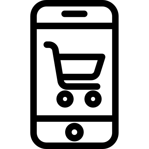 Online shop money electronics technology icon