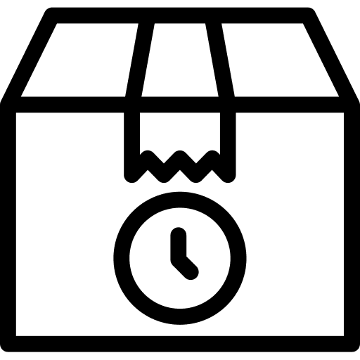 Package cardboard packaging box icon