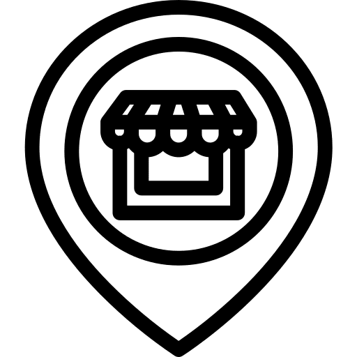 Pin map location map pointer signs icon