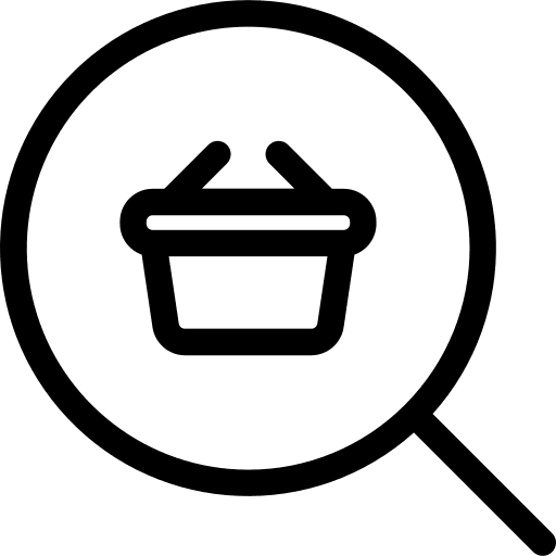 Search ecommerce shopping online offers icon