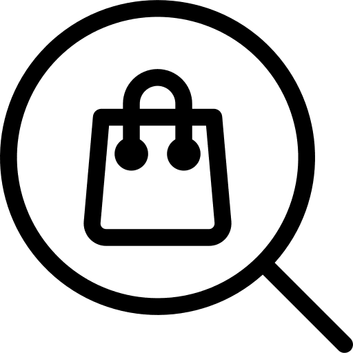 Search offers ecommerce shopping online icon