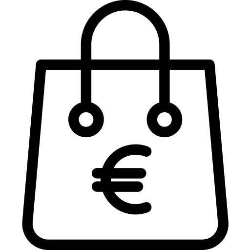 Shopping bag commerce shopping bag online store icon