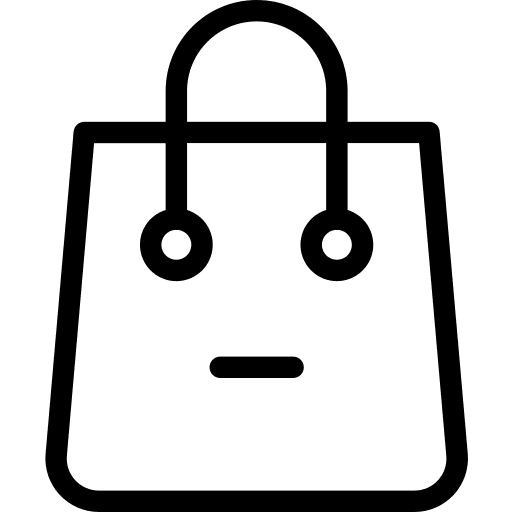 Shopping bag online shop bag shopper icon