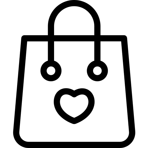 Shopping bag online shop commerce and shopping shopping bag icon