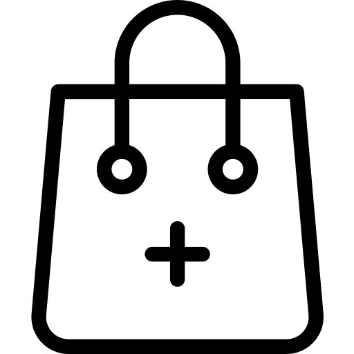 Shopping bag shopping supermarket commerce icon