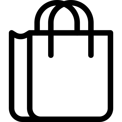 Shopping bag supermarket shopping commerce icon