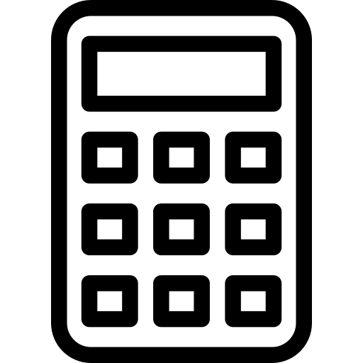 Calculator technological technology commerce and shopping icon