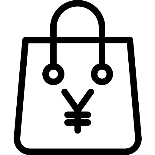 Shopping bags online store shopping bag commerce icon