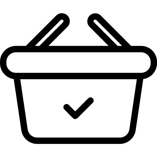 Shopping basket basket shop store icon