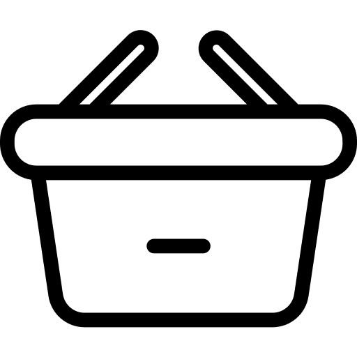 Shopping basket online shop commerce commerce and shopping icon