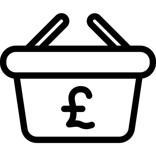 Shopping basket shopping purchase store icon