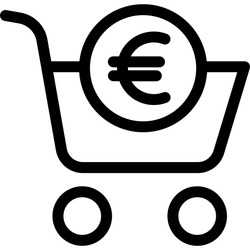 Shopping cart cart shopping transport icon