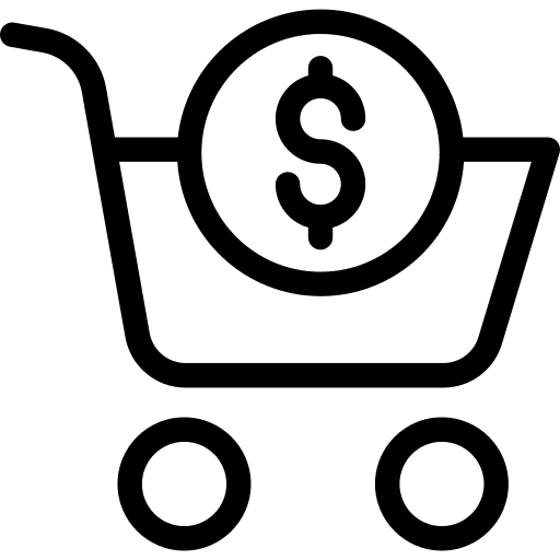 Shopping cart online store online shop commerce icon