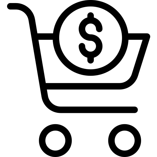 Shopping cart shopping cart commerce and shopping supermarket icon