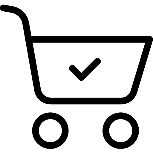 Shopping cart commerce and shopping commerce supermarket icon