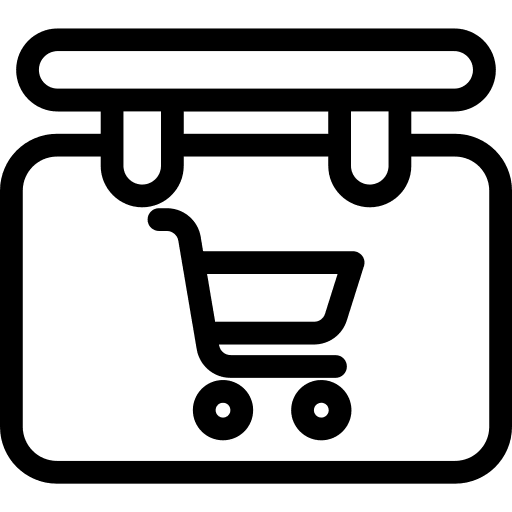 Sign store signs commerce icon