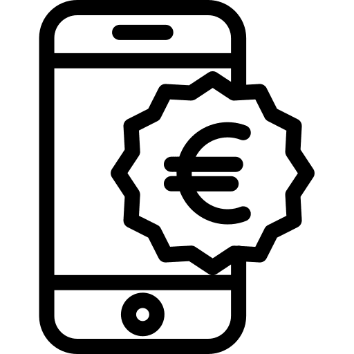 Smartphone smartphone iphone euro icon