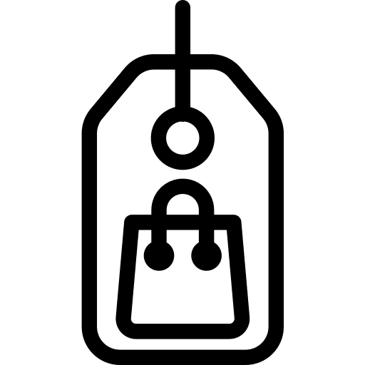Tag commerce and shopping label price tag icon