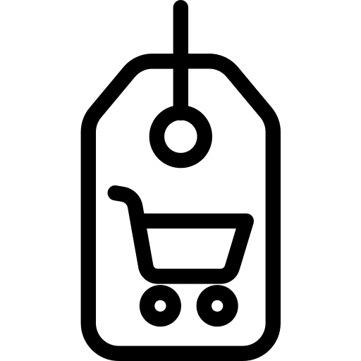 Tag price shop commerce and shopping icon