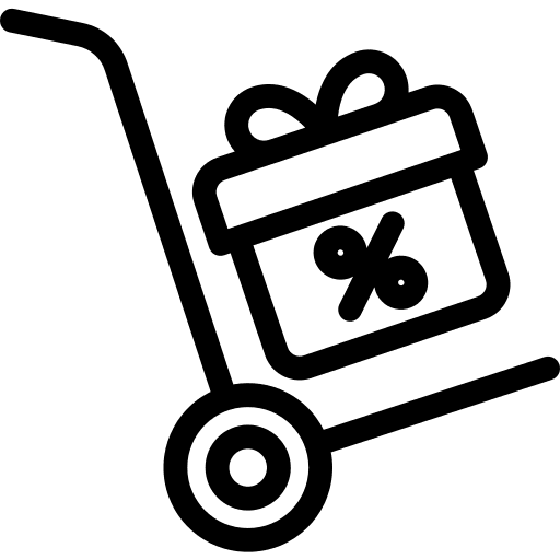 Trolley delivery cart deliver delivery icon