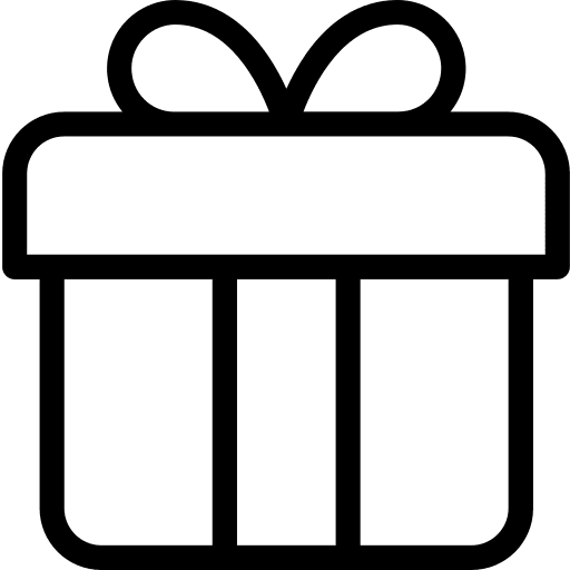 Gift christmas presents surprise birthday icon